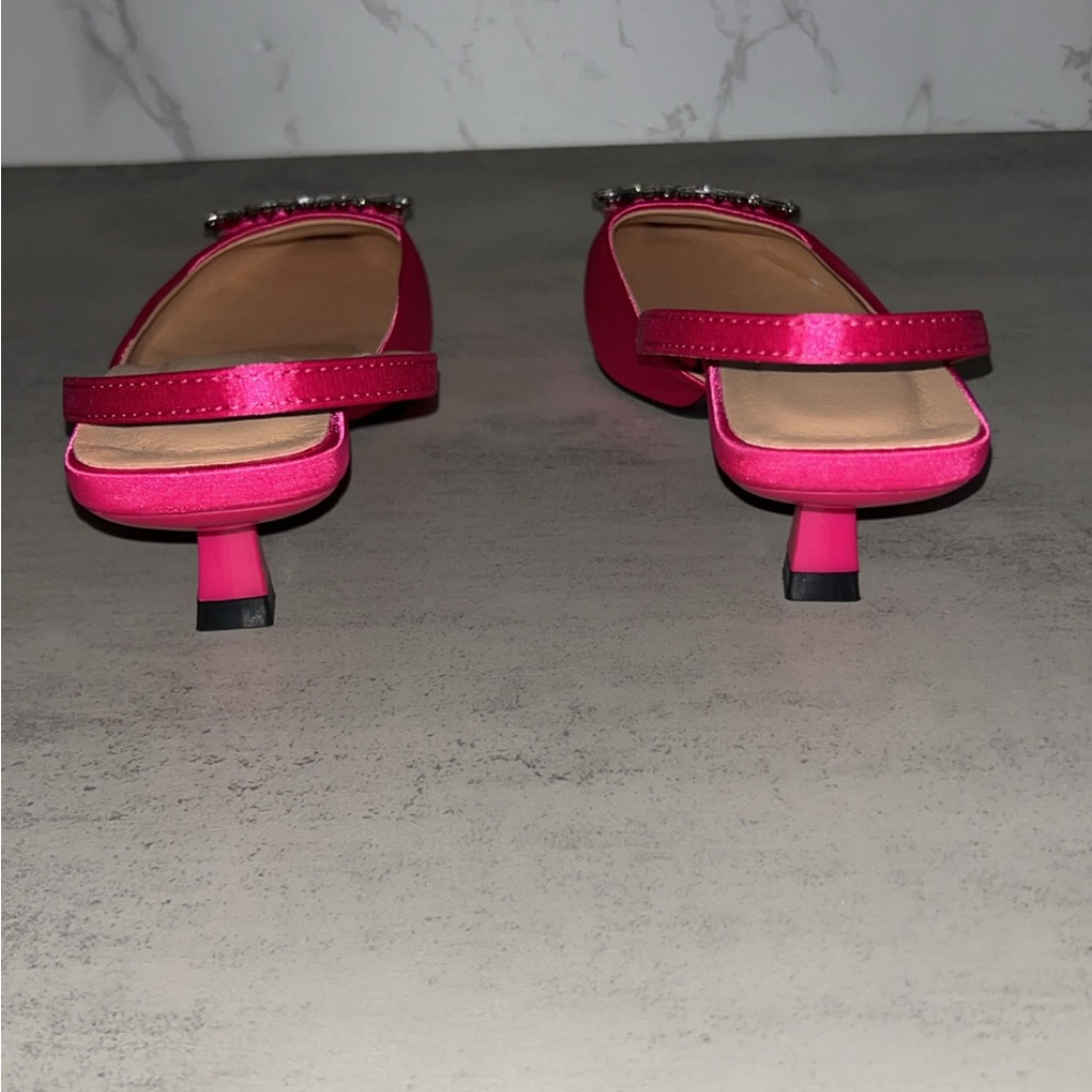 Shein Rhinestone Kitten Heels - Picture 9 of 10